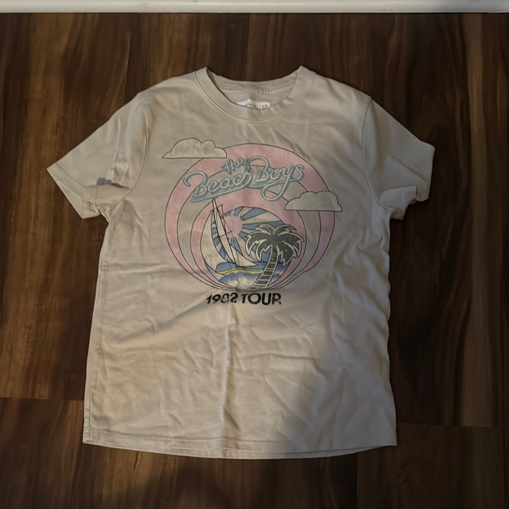 Abercrombie Kids Cream Graphic Tee
